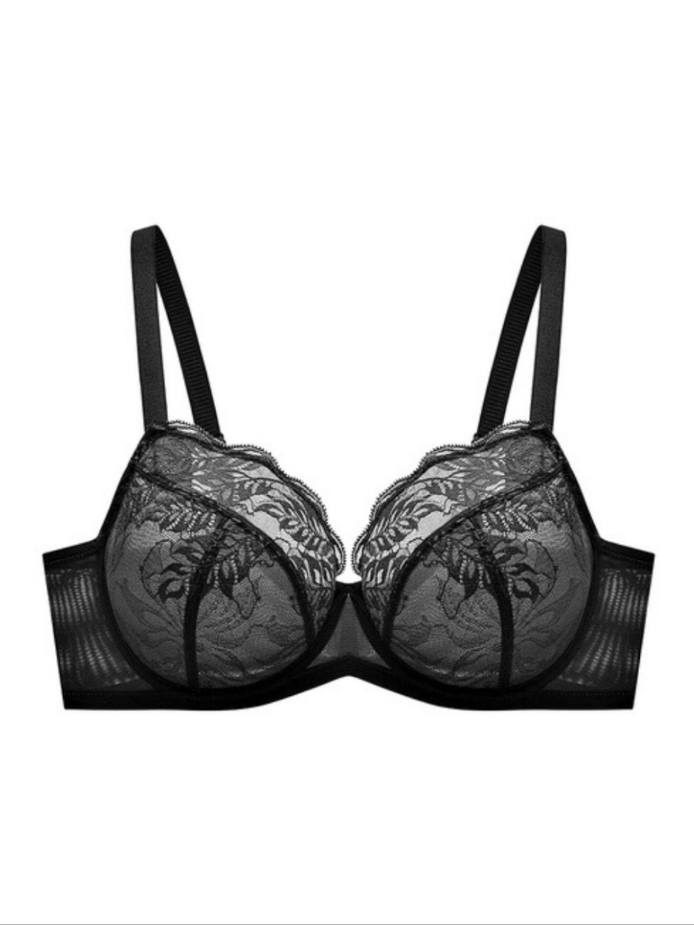 Understance Black Floral Bra "Yara"